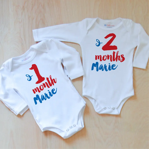 Oui Oui Personalized Month by Month Set at Hi Little One