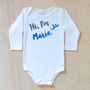 Oui Oui Personalized Onesie at Hi Little One