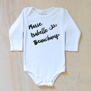 Oui Oui Personalized Onesie at Hi Little One