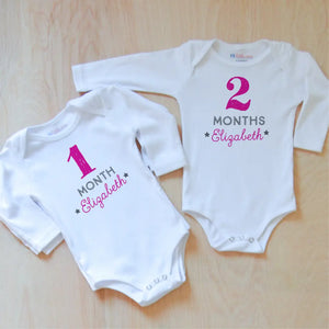 Patriot Personalized Month by Month Set at Hi Little One