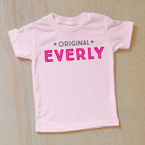Patriot Personalized T-shirt - 2T / Pink/Grey / Light Pink -