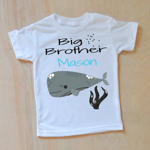 Personalized Big Sis/Little Bro Aquatic Sibling Set