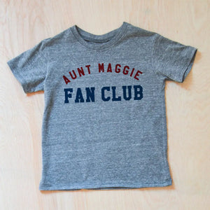 Personalized Fan Club Gray T-Shirt at Hi Little One