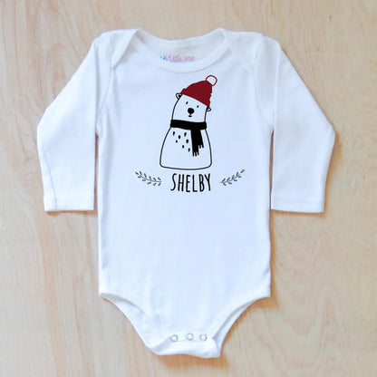Polar Bear Personalized Onesie at Hi Little One