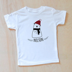 Polar Bear Personalized T-shirt at Hi Little One