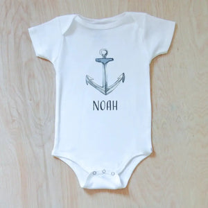 Sail Away Personalized Onesie at Hi Little One