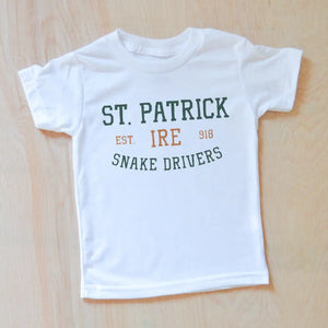 St. Patrick Snake Drivers T-shirt at Hi Little One