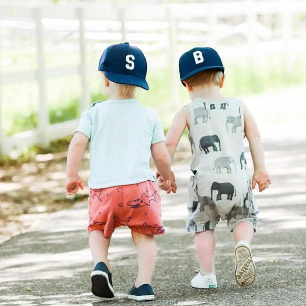 Toddler/Youth Baseball Hat with Vintage Wool Lettering -