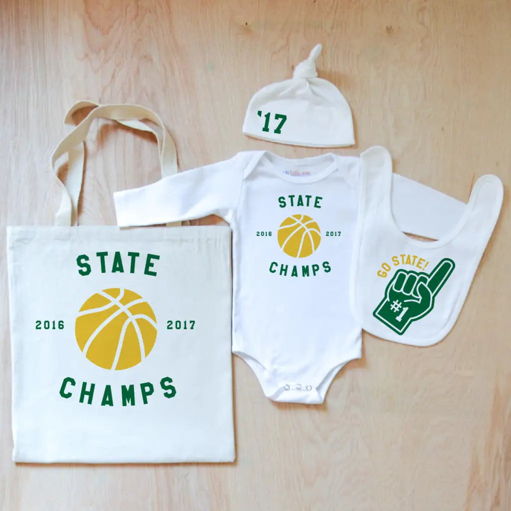 Varsity Personalized 4 Piece Set at Hi Little One