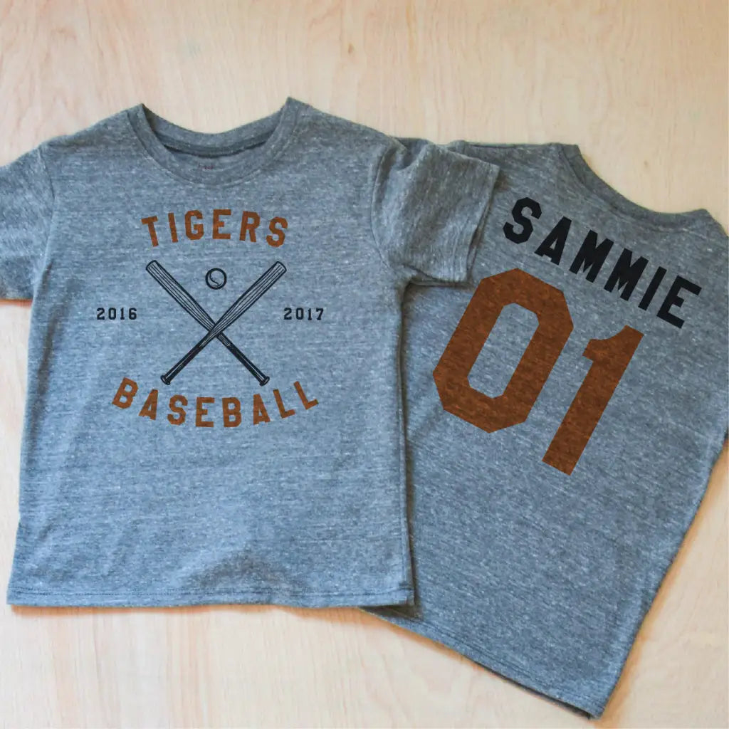 Varsity Personalized T-shirt at Hi Little One