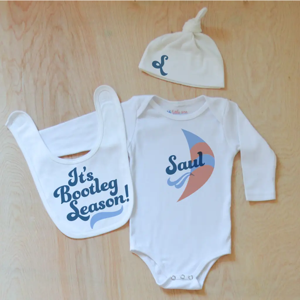 Vintage Summer Breezy Personalized 3 Piece Set -