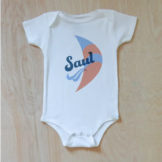 Vintage Summer Breezy Personalized Onesie - Onesie