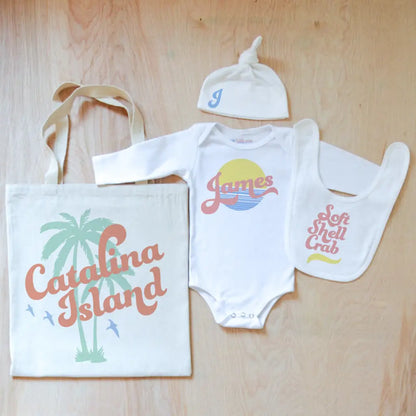 Vintage Summer Personalized 4 Piece Set at Hi Little One