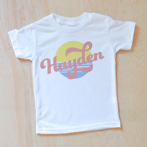 Vintage Summer Personalized T-shirt at Hi Little One