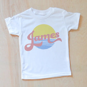 Vintage Summer Personalized T-shirt at Hi Little One